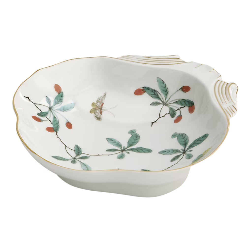 FAMILLE VERTE SHELL DISH