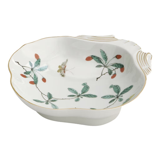 FAMILLE VERTE SHELL DISH