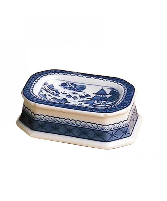 MOTTAHEDEH BLUE CANTON MASTER SALT DISH