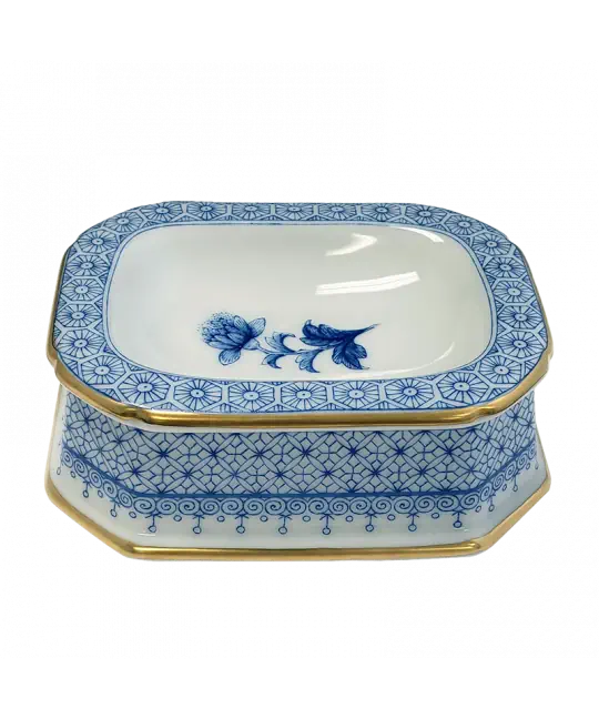 MOTTAHEDEH CORNFLOWER LACE MASTER SALT DISH OR SOAP DISH