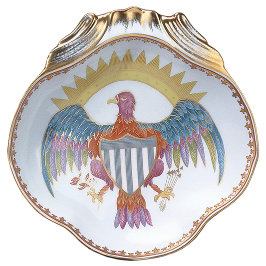 MOTTAHEDEH EAGLE SHELL DISH