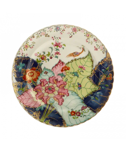 MOTTAHEDEH TOBACCO LEAF DESSERT PLATE