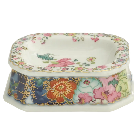 MOTTAHEDEH TOBACCO LEAF MASTER SALT DISH OR SOAP DISH