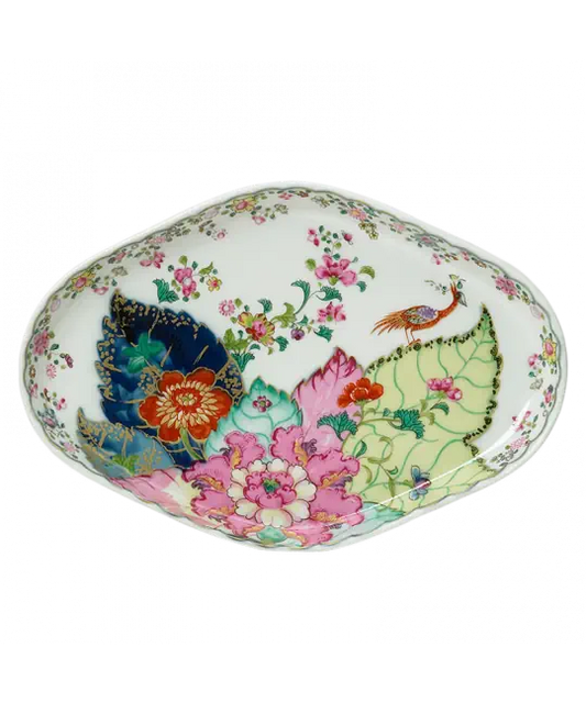 MOTTAHEDEH TOBACCO LEAF OVAL TRAY