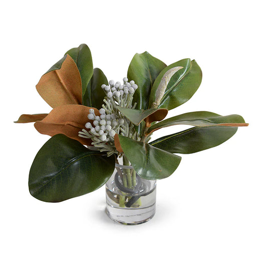 MAGNOLIA AND SILVER BRUNIA 11"