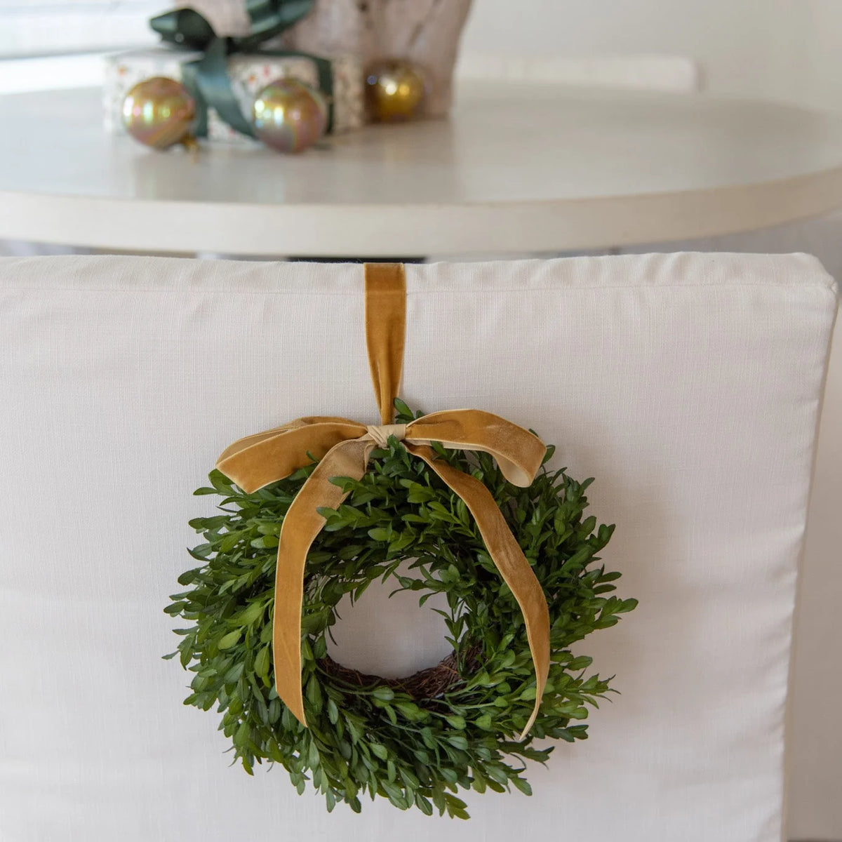 MINI BOXWOOD WREATH