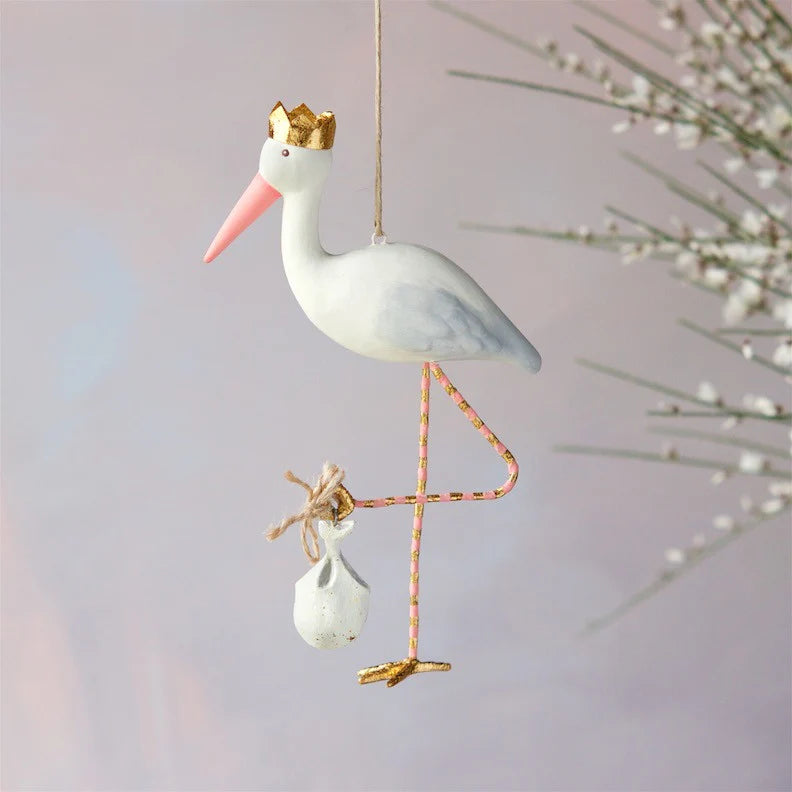 ROYAL STORK ORNAMENT