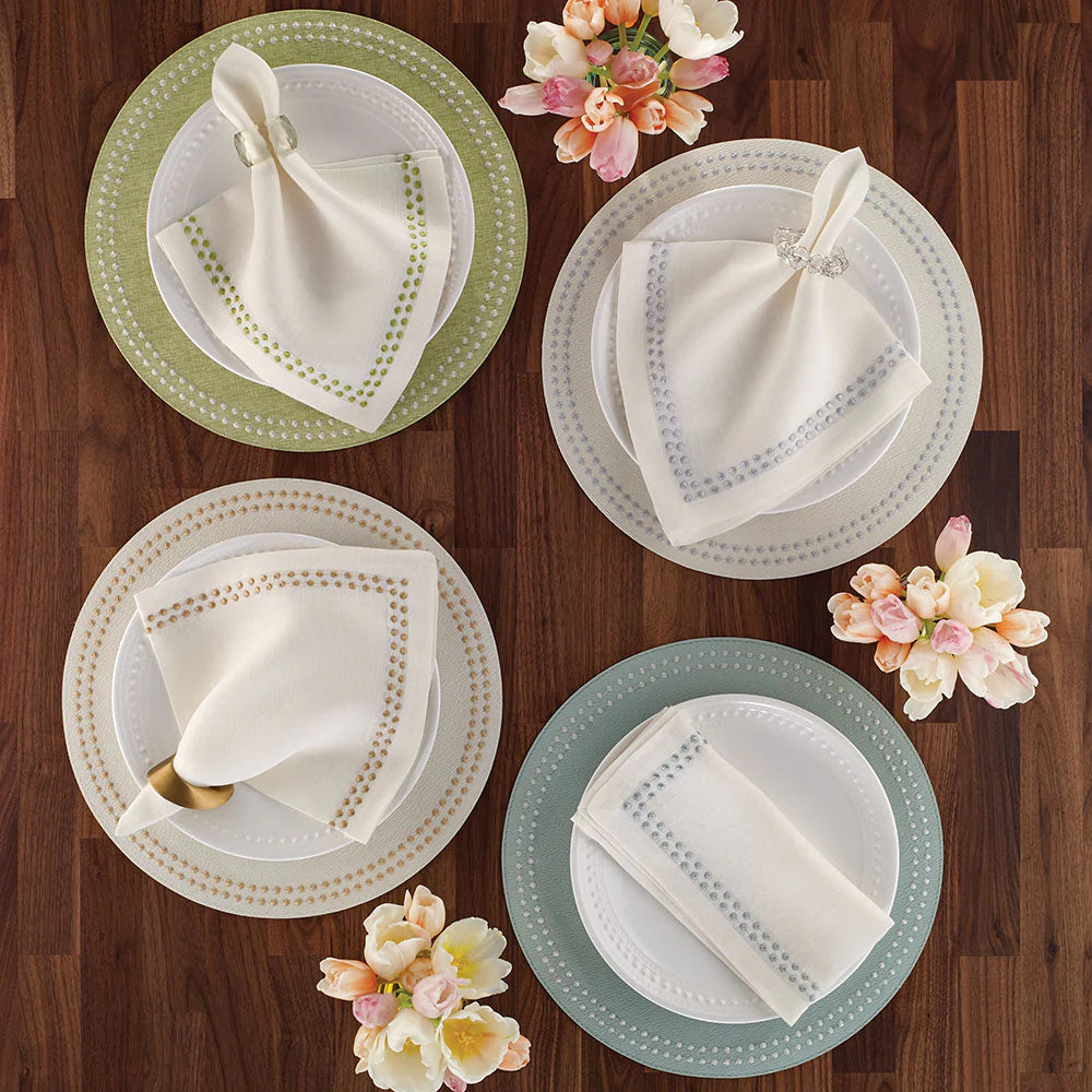 PEARLS LINEN NAPKIN- SET OF 4