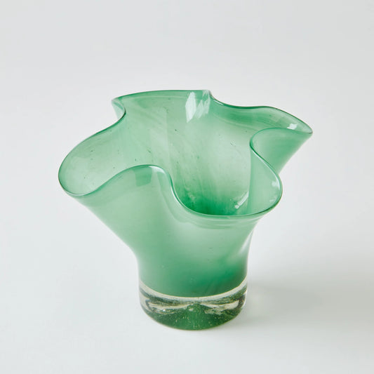 VASE - PETITE LETTUCE LEAF (AGAVE)