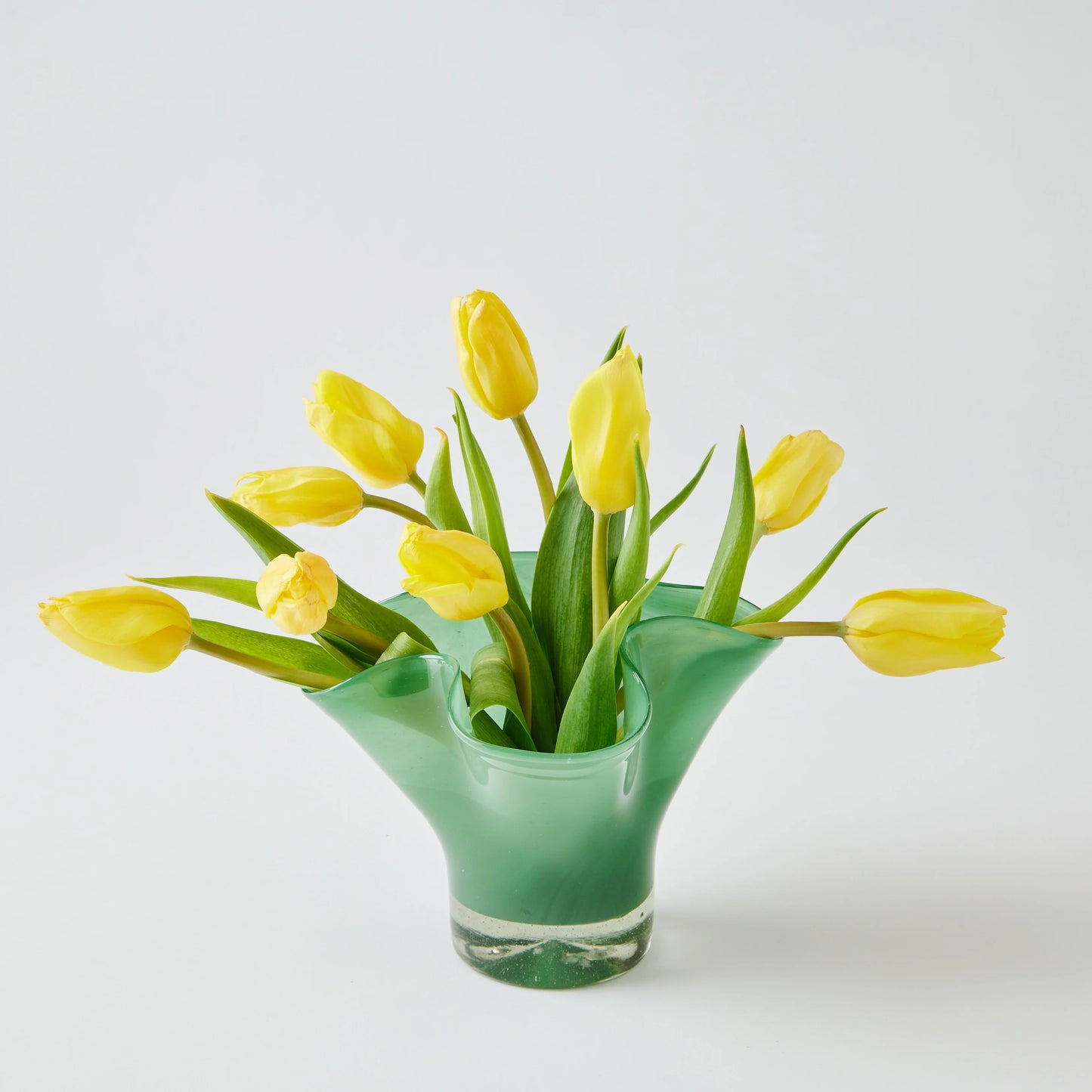 VASE - PETITE LETTUCE LEAF (AGAVE)