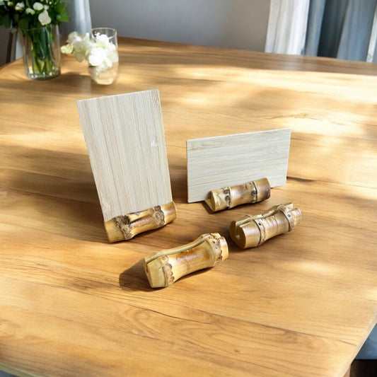 BAMBOO PLACECARD HOLDER