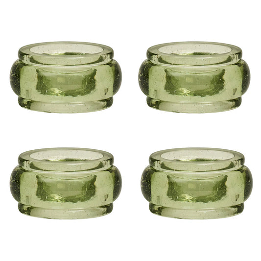 PROVENCE NAPKIN RING SET OF 4 BASIL