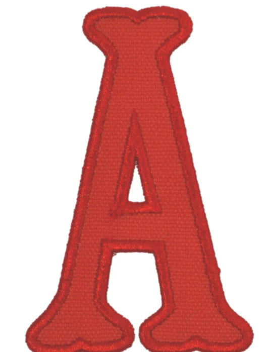 LETTER APPLIQUES- RED