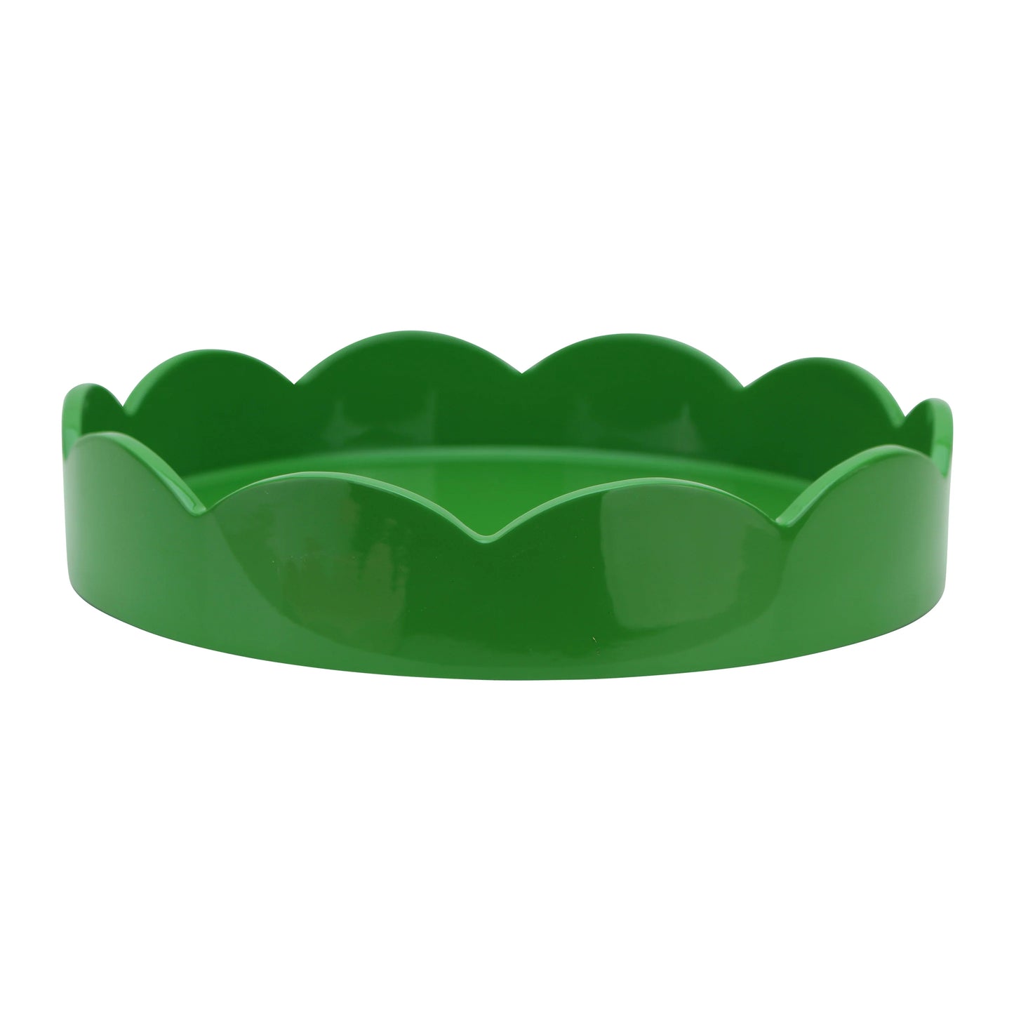 SCALLOPED ROUND TRAY SMALL