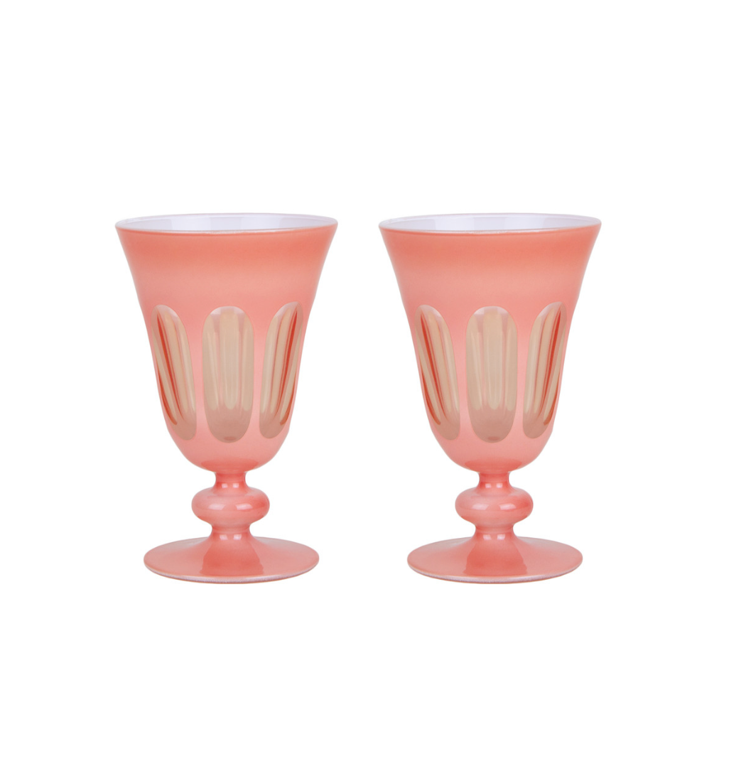 RIALTO GLASS TULIP- SET OF 2