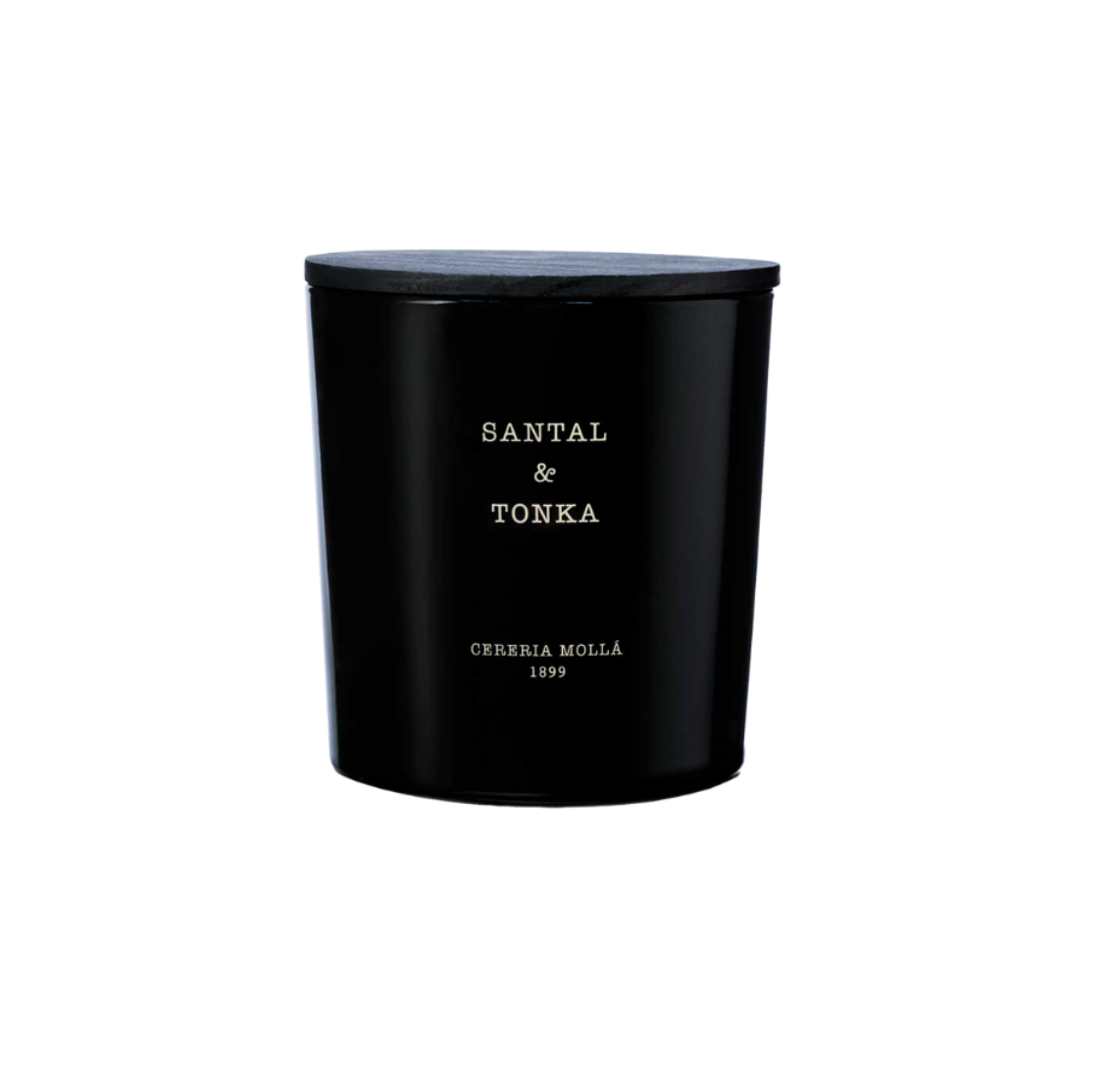CANDLE 21 OZ. SANTAL & TONKA - BLACK
