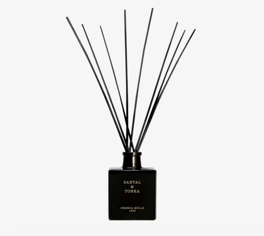 REED DIFFUSER 3.4 OZ.- SANTAL & TONKA - BLACK