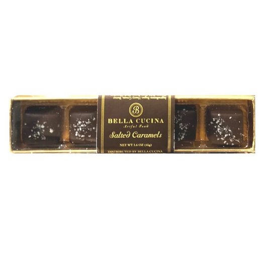 DARK CHOCOLATE SEA SALT CARAMELS