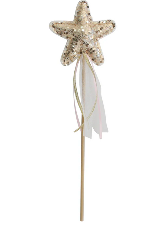 STAR WAND SEQUIN GOLD