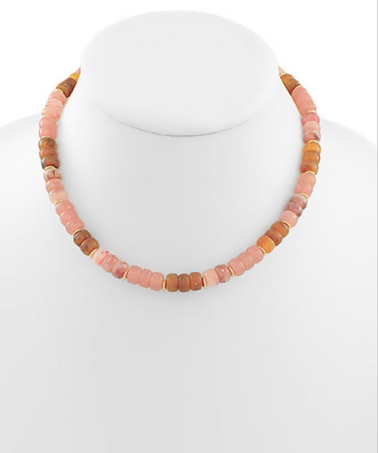MULTI COLOR BEADED NECKLACE