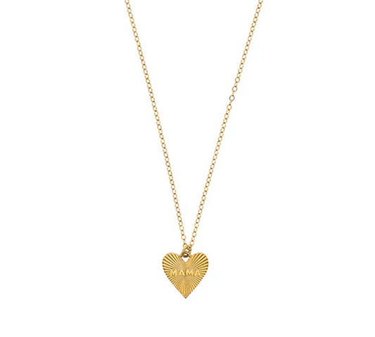 DAINTY HEART MAMA NECKLACE