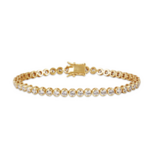 BEZEL TENNIS BRACELET