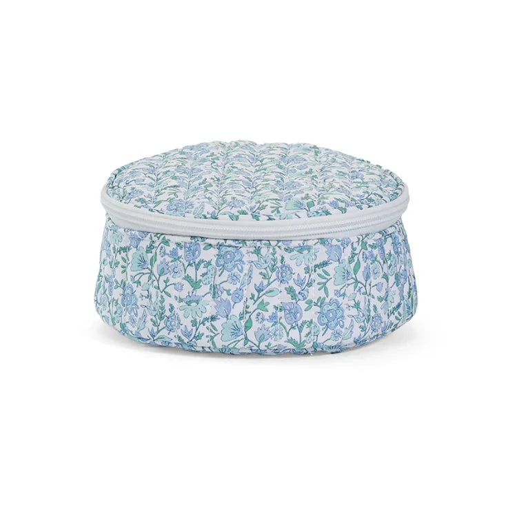 QUILTED FLORAL JEWEL CASE