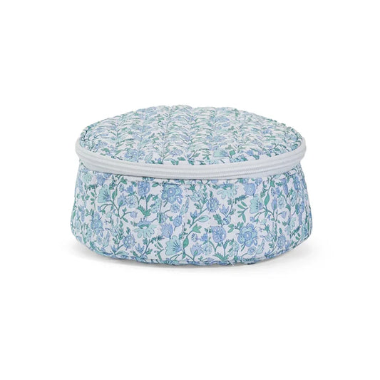 QUILTED FLORAL JEWEL CASE
