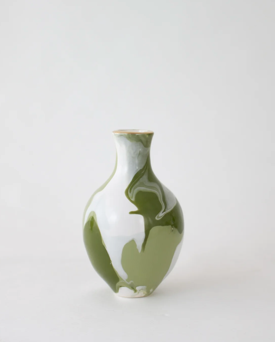 VASE ATHENS MINI GEODE GOLD LUSTRE