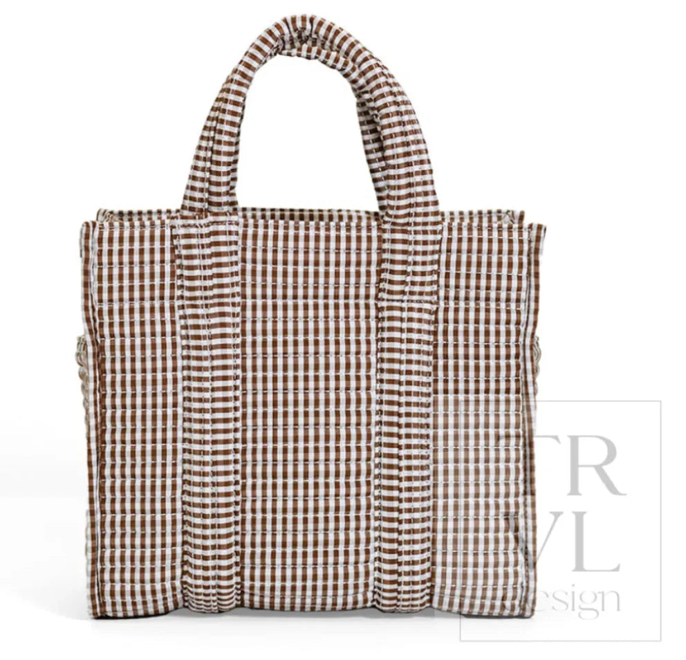 QUILTED MINI GO GO TOTE
