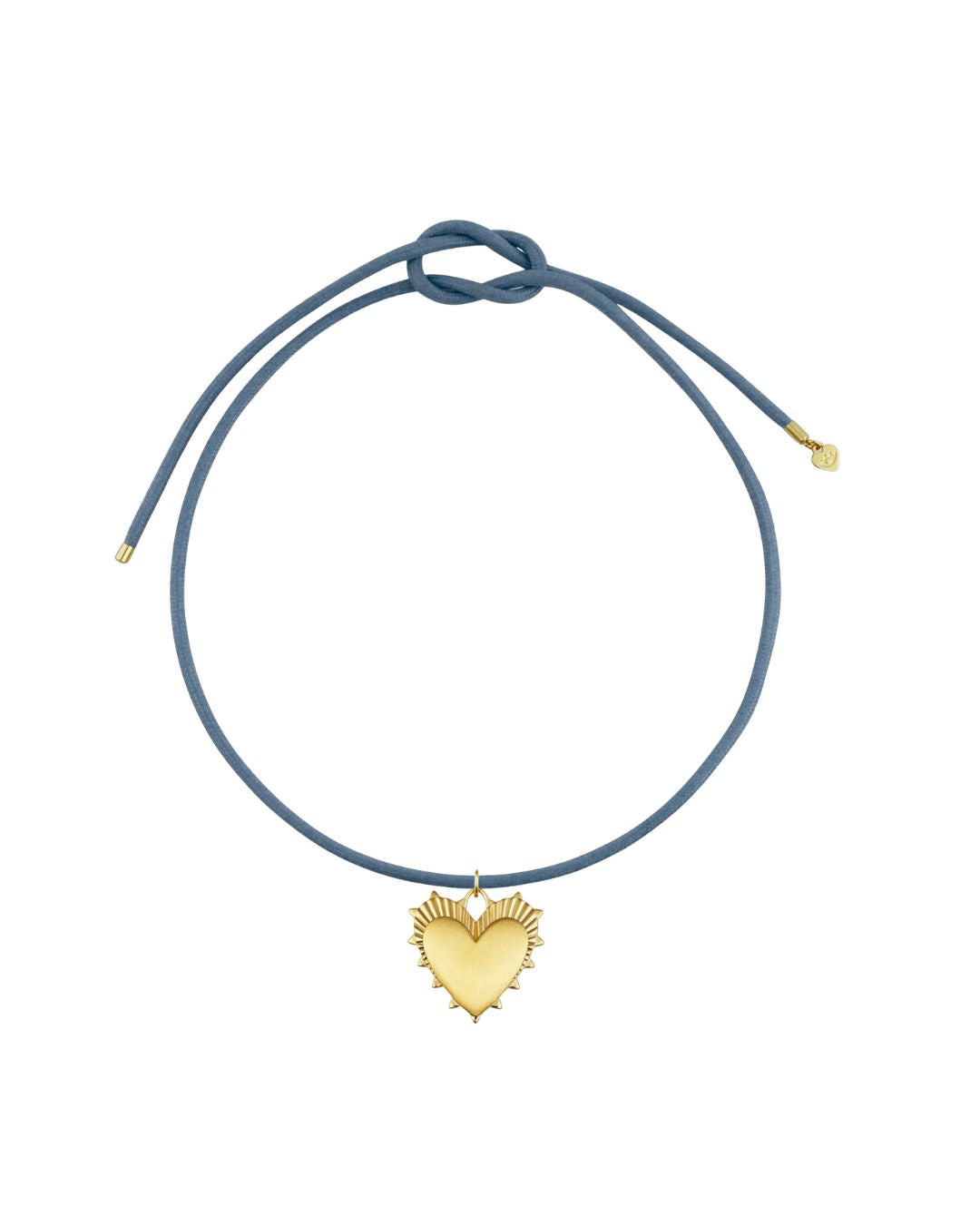 HEART OF GOLD CHARM ON CORD