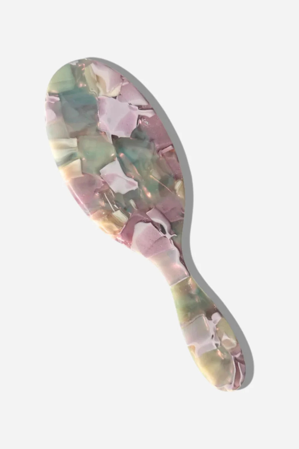 ACETATE LILAC SHELL HAIRBRUSH