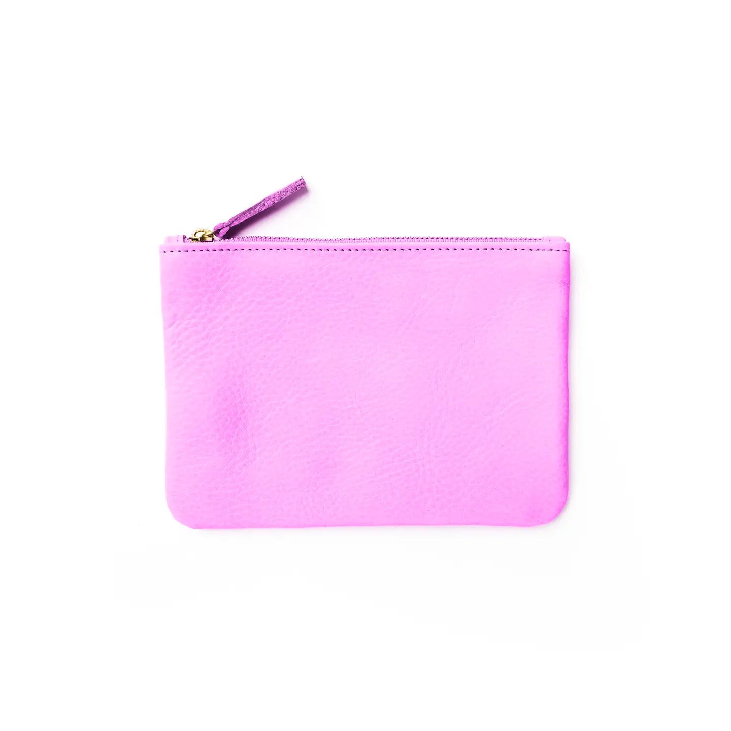 LEATHER ZIPPER POUCH