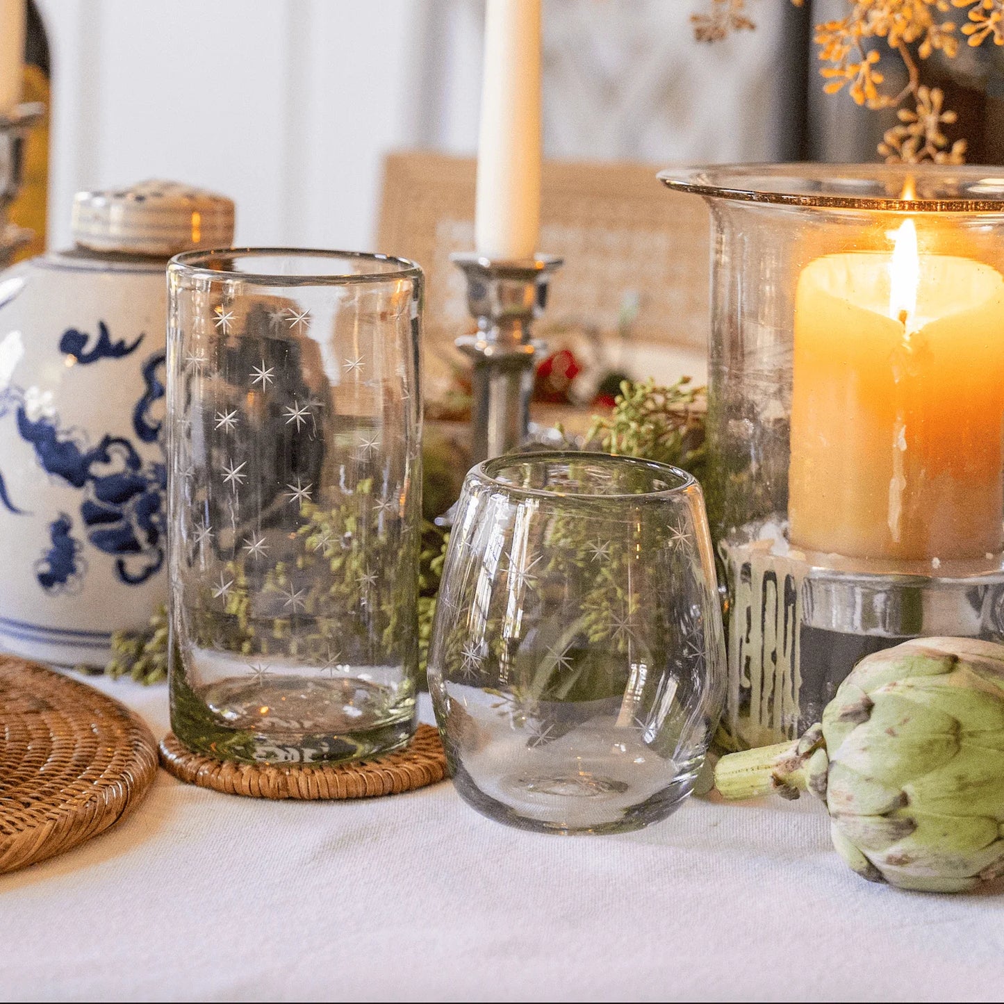 STEMLESS STARRY NIGHT WINE GLASS - SINGLE