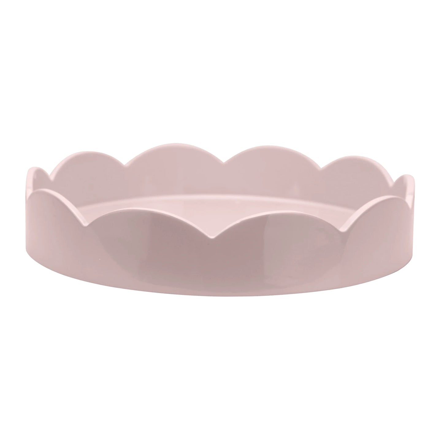 SCALLOPED ROUND TRAY SMALL