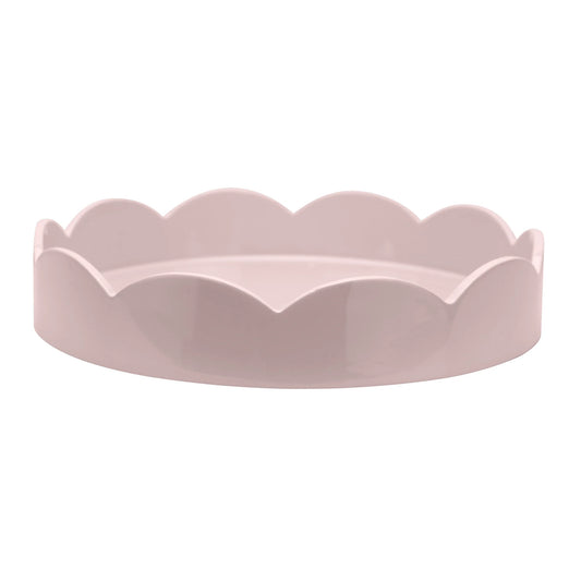 SCALLOPED ROUND TRAY SMALL