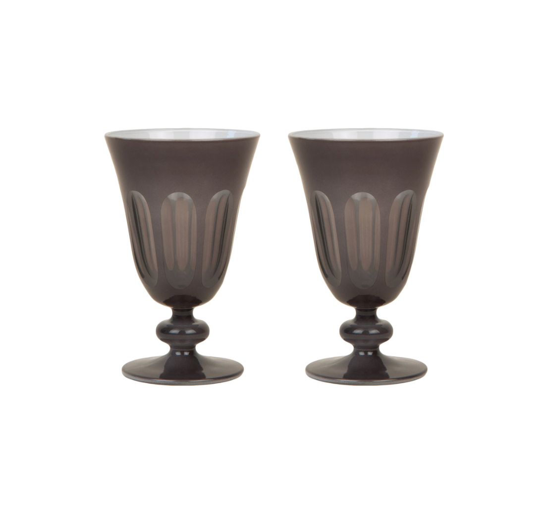 RIALTO GLASS TULIP- SET OF 2