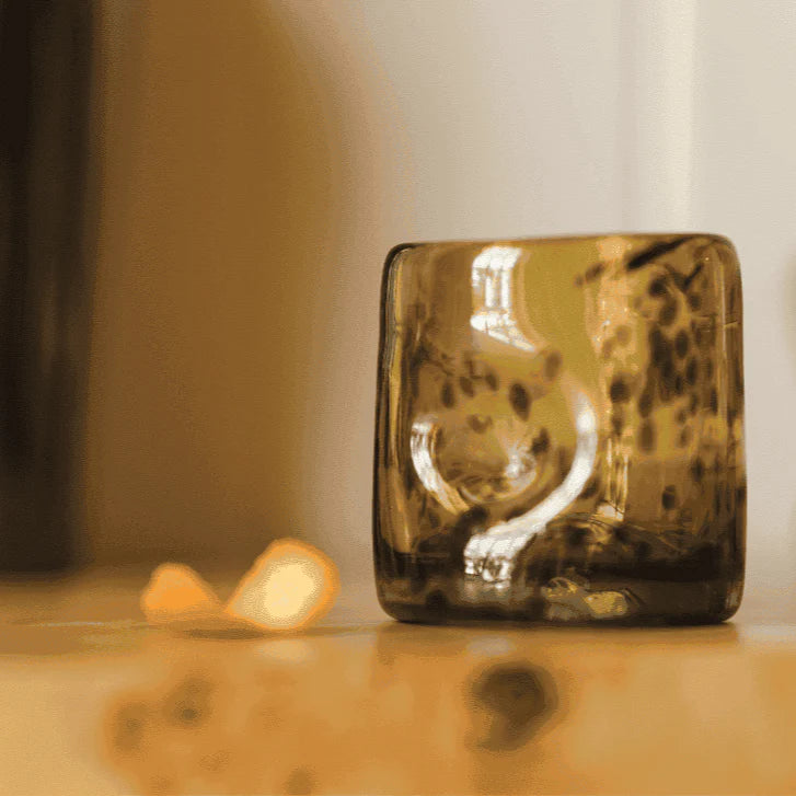ROCKS GLASS THUMBPRINT (TORTOISE) SET/4