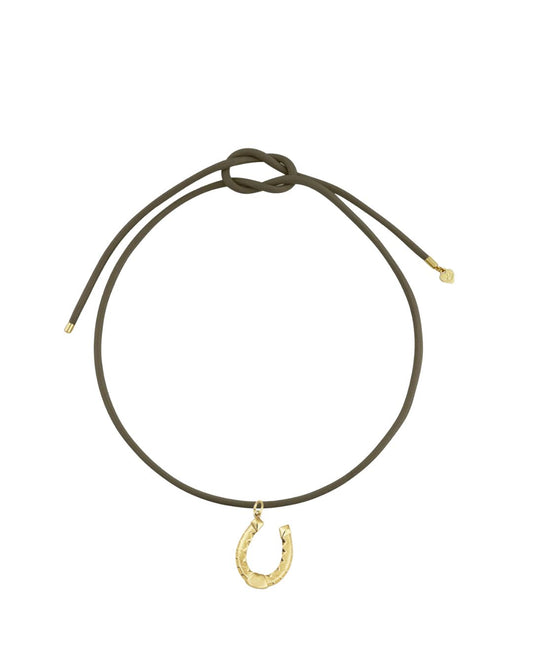FORTUNA HORSESHOE CHARM WITH CORD