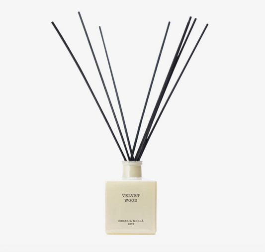 REED DIFFUSER 3.4 OZ.- VELVET WOOD - IVORY