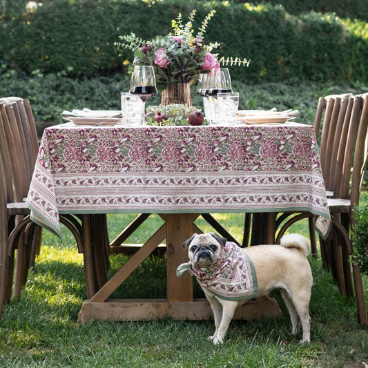 DUSTY ROSE TABLECLOTH