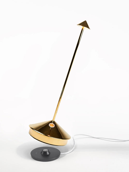 CORDLESS LAMP - GLOSSY GOLD PINA PRO