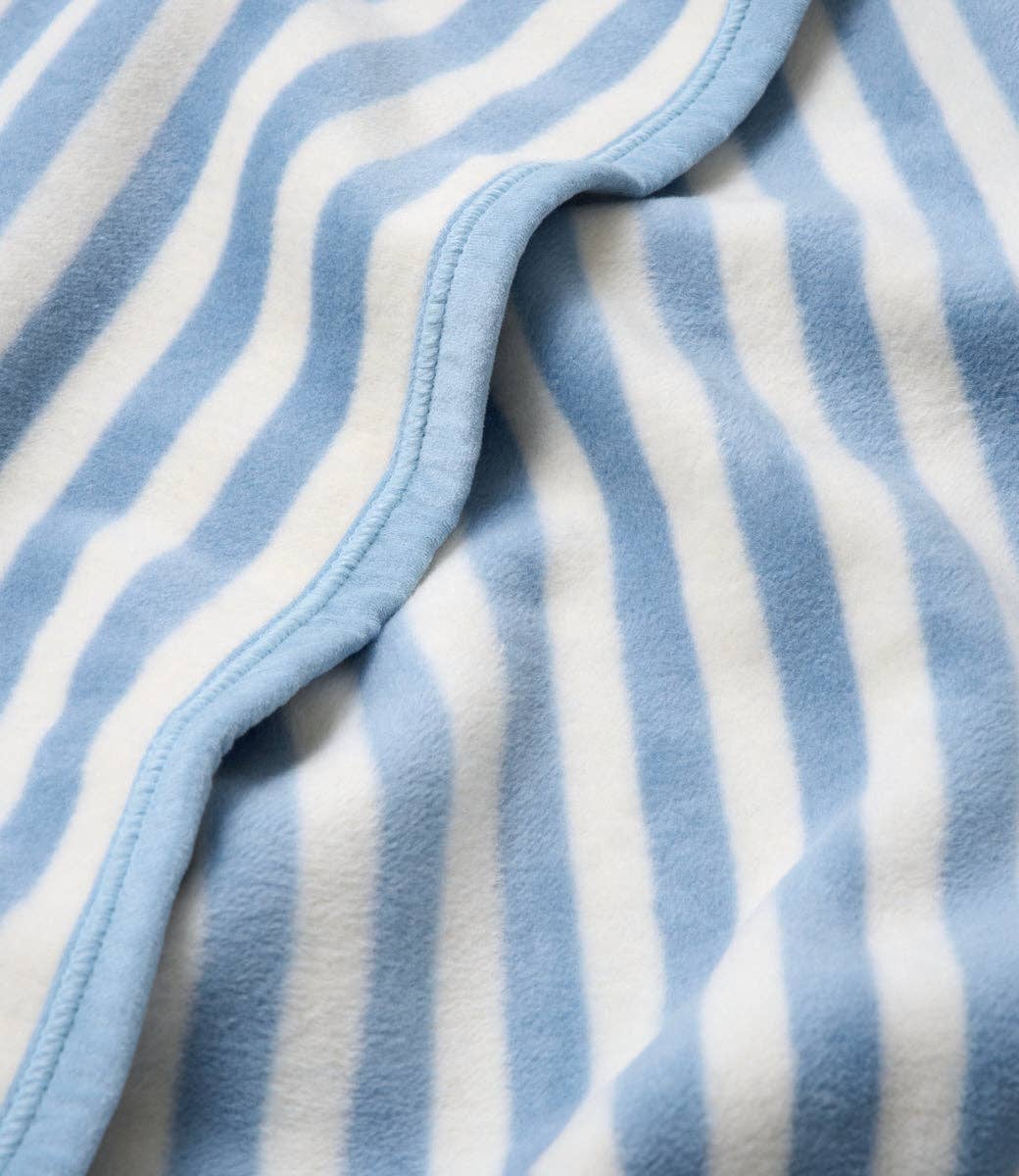 SIDELINE STRIPE BLUEBELL MIDI BLANKET