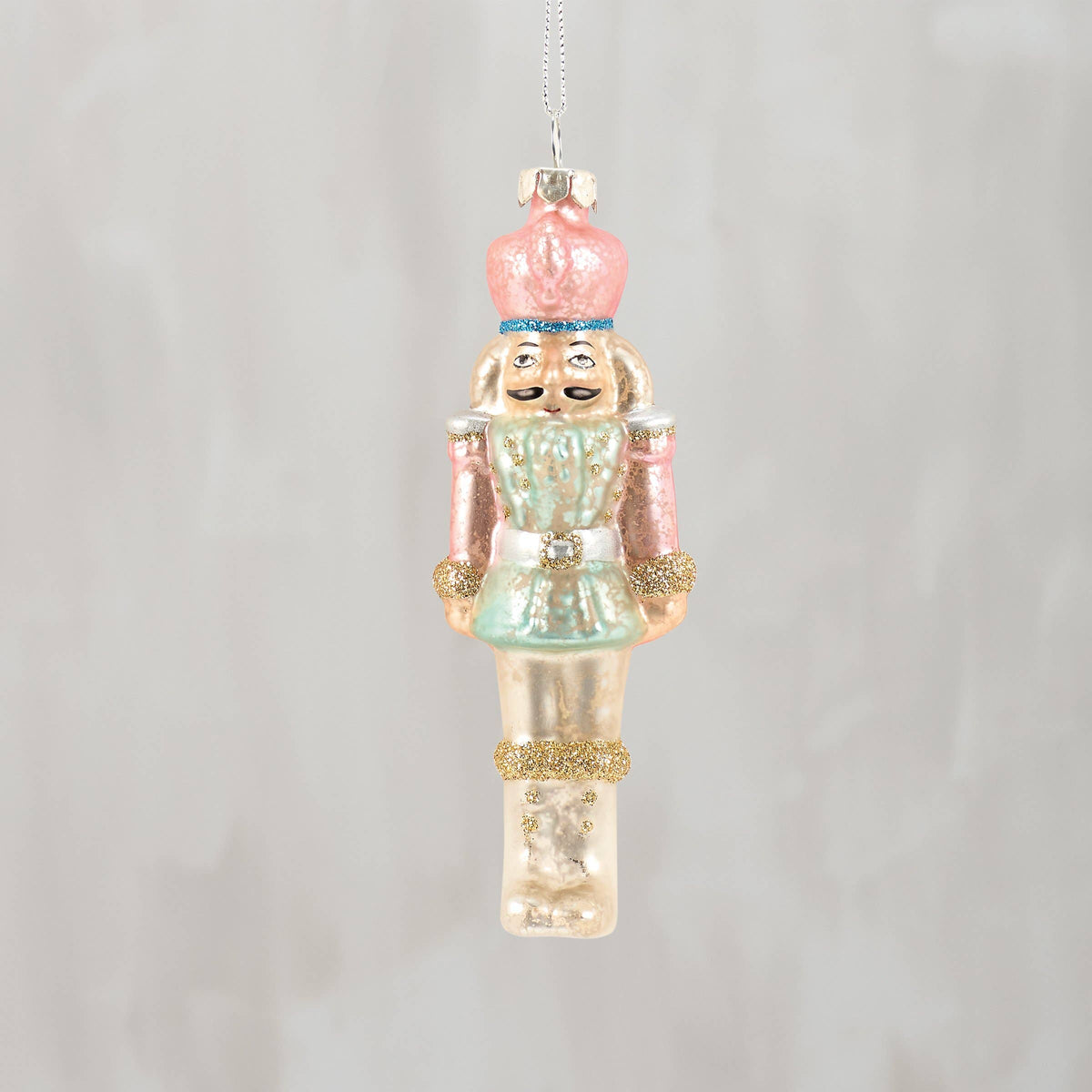 NUTCRACKER GLASS ORNAMENT