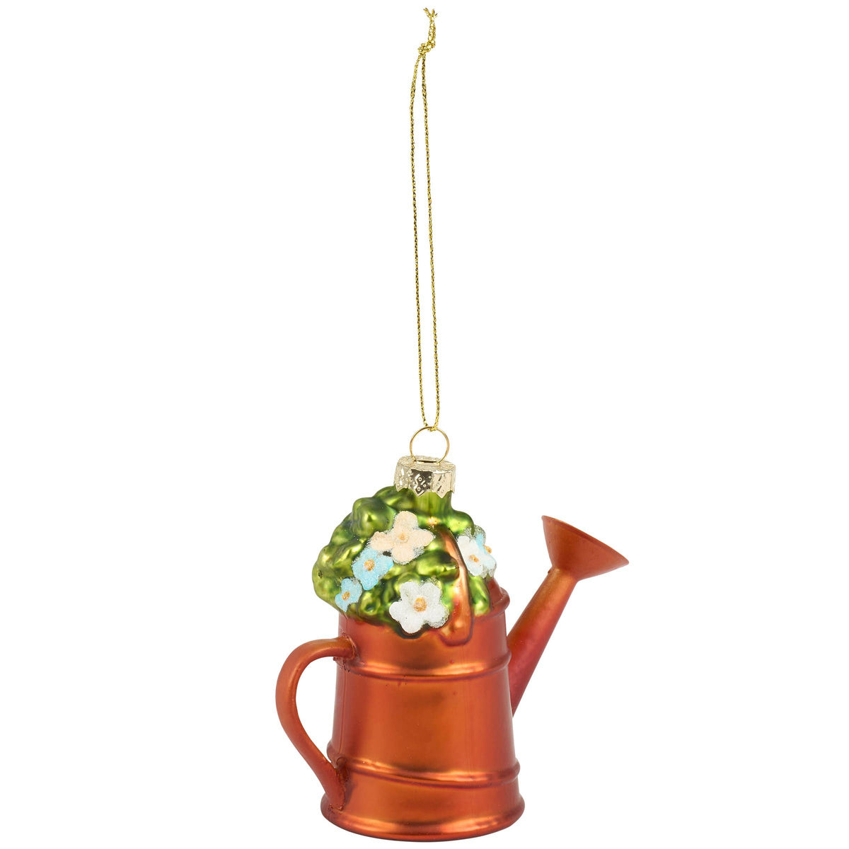 GLASS WATERING CAN ORNAMENT
