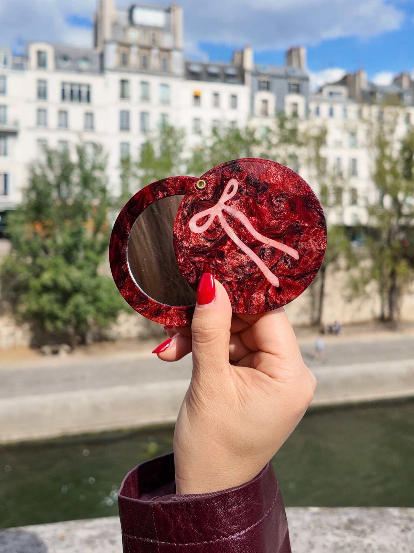BOW COMPACT MIRROR