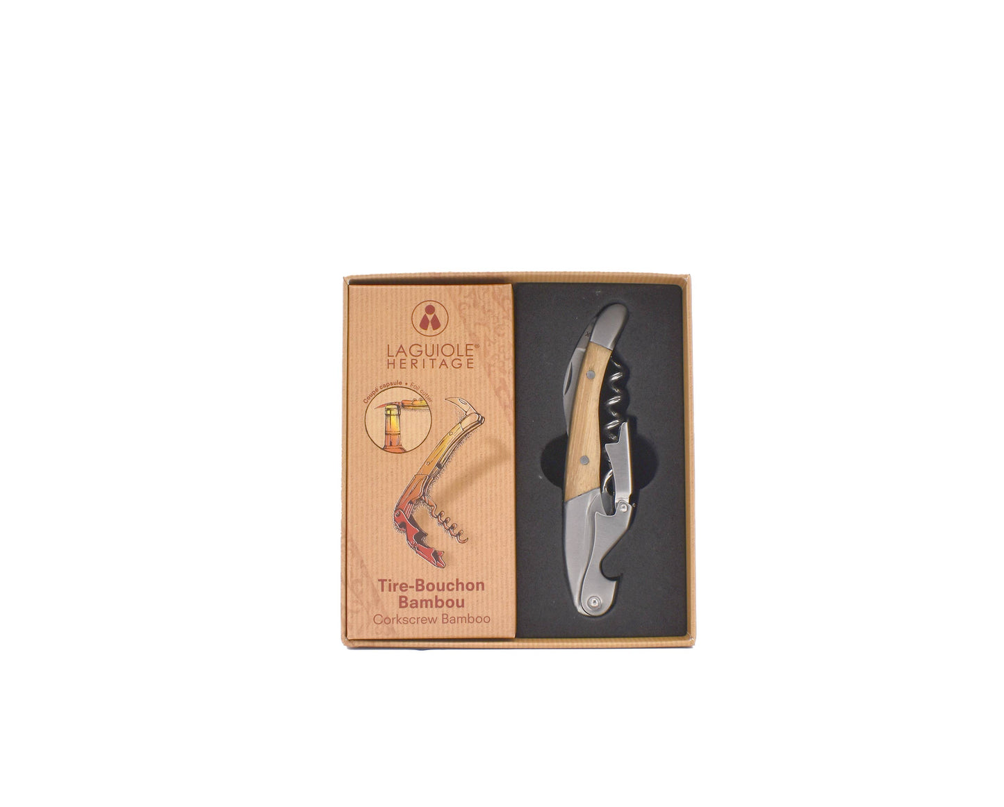 LAGUIOLE BAMBOO WOOD SOMMELIER