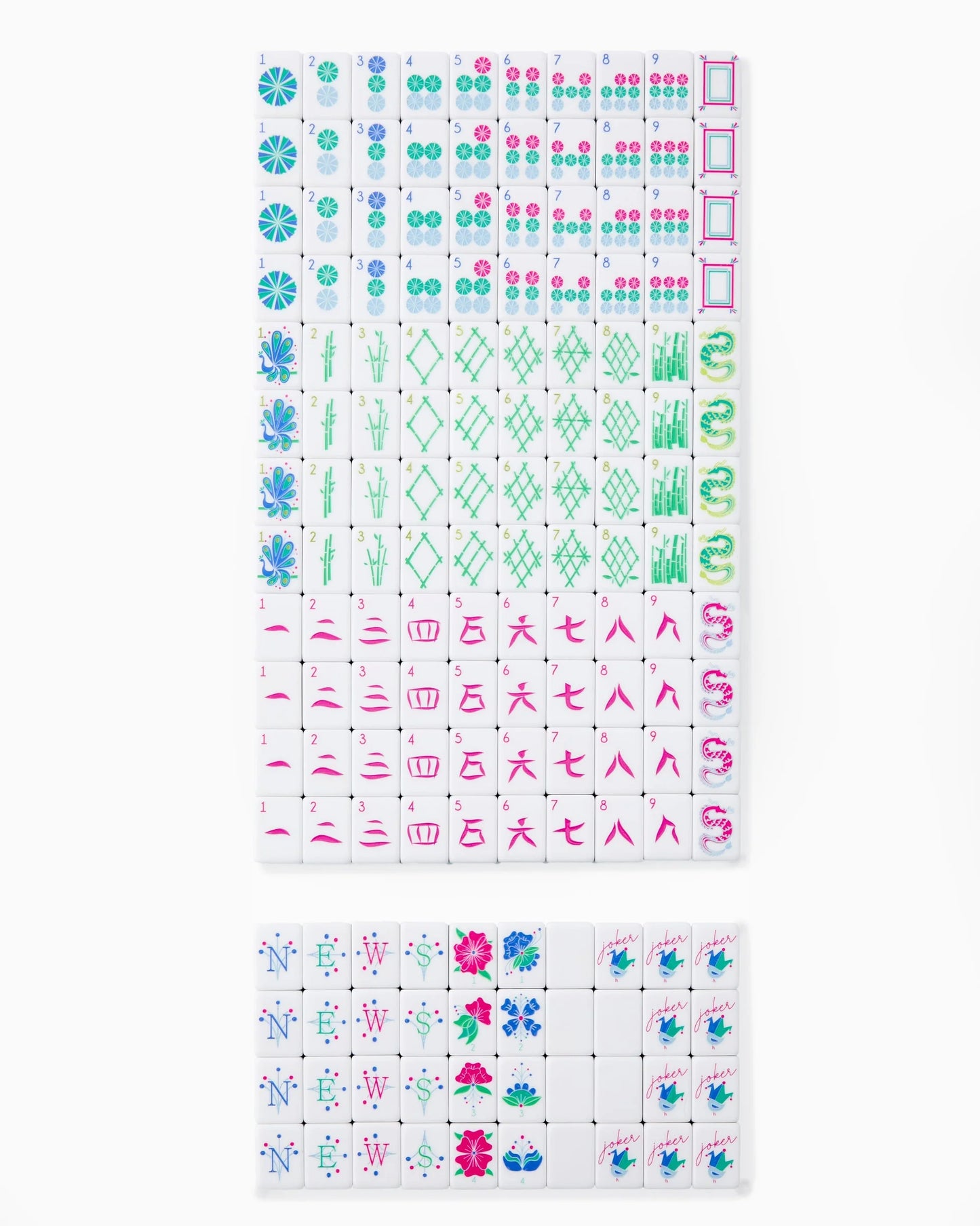 BIRDIE MAHJONG TILES