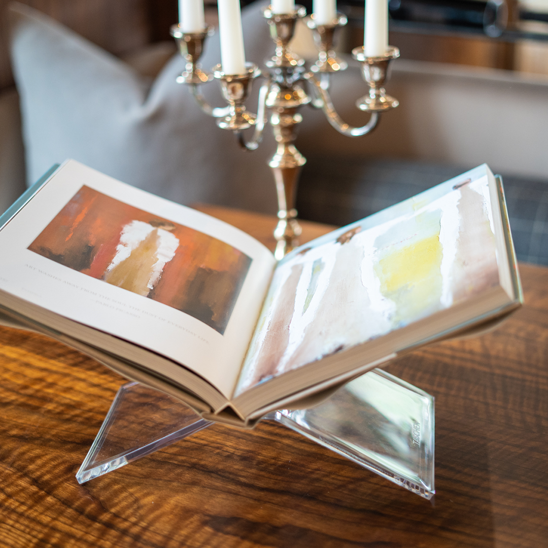 ACRYLIC BOOK STAND DISPLAY