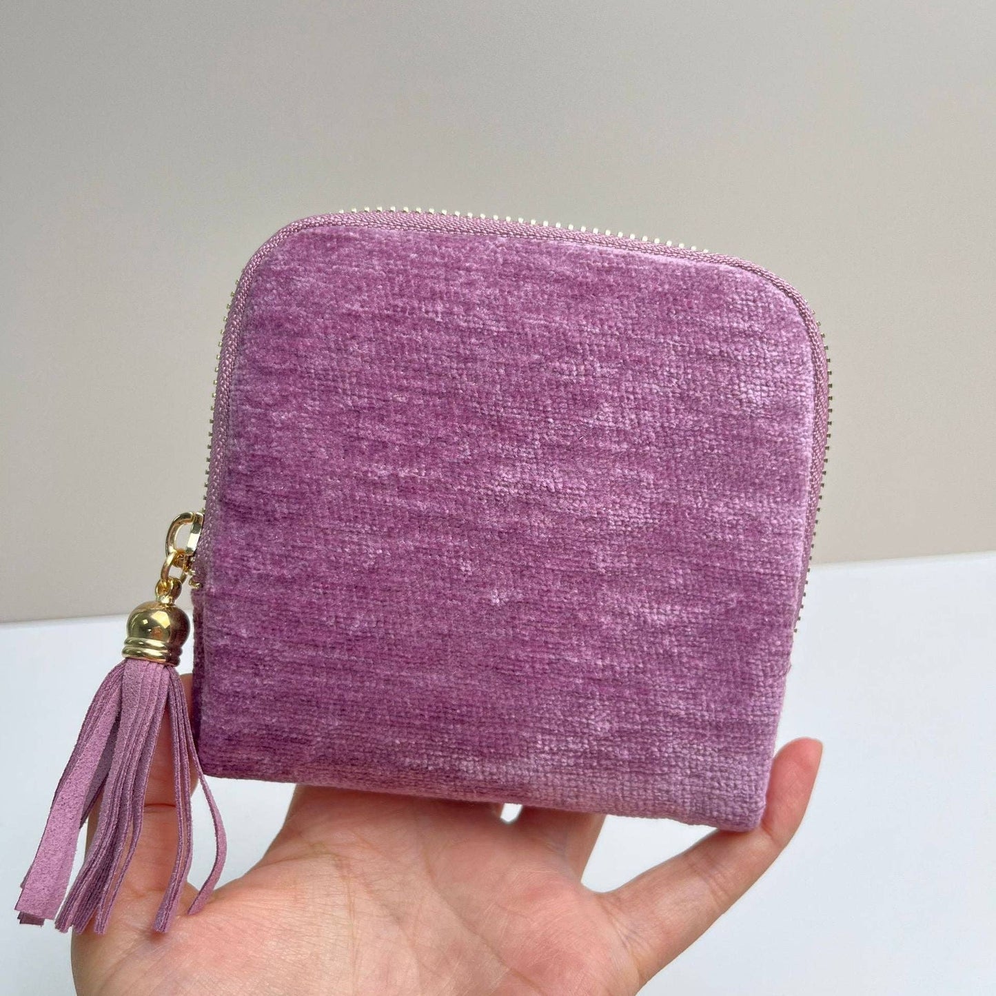 FRINGE ZIPPER JEWELRY ORGANIZER